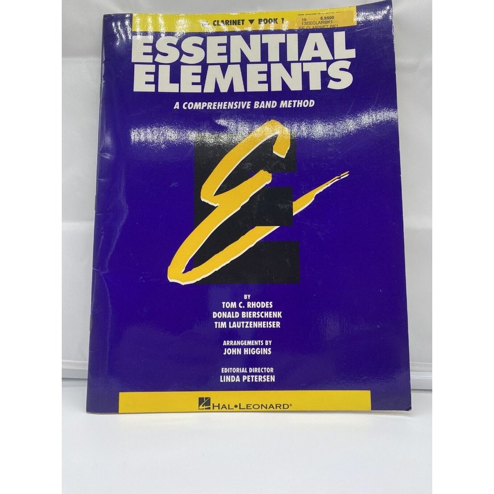Essential Elements: A Comprehensive Band Method - Bb Clarinet Book 1, 1991 VTG